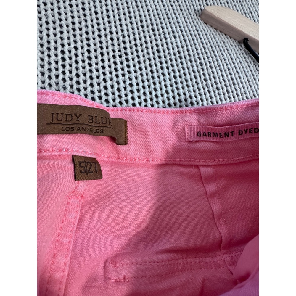 Judy Blue Pretty In Pink High Rise Cargo Straight Leg Jeans Pink Size‎ 5/27 - Picture 6 of 7